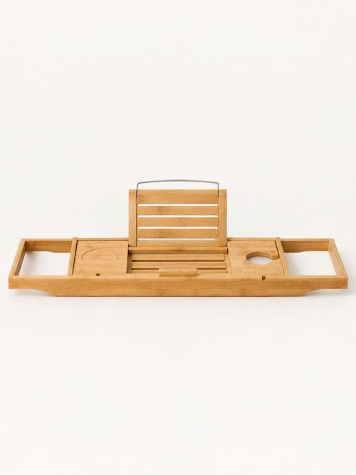 Bamboo Bathtub Caddy Tray - Miraclli