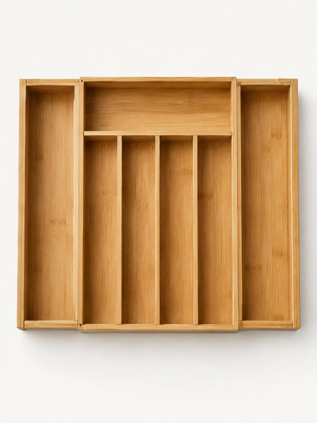 Bamboo Expandable Kitchen Drawer Organizer - Miraclli