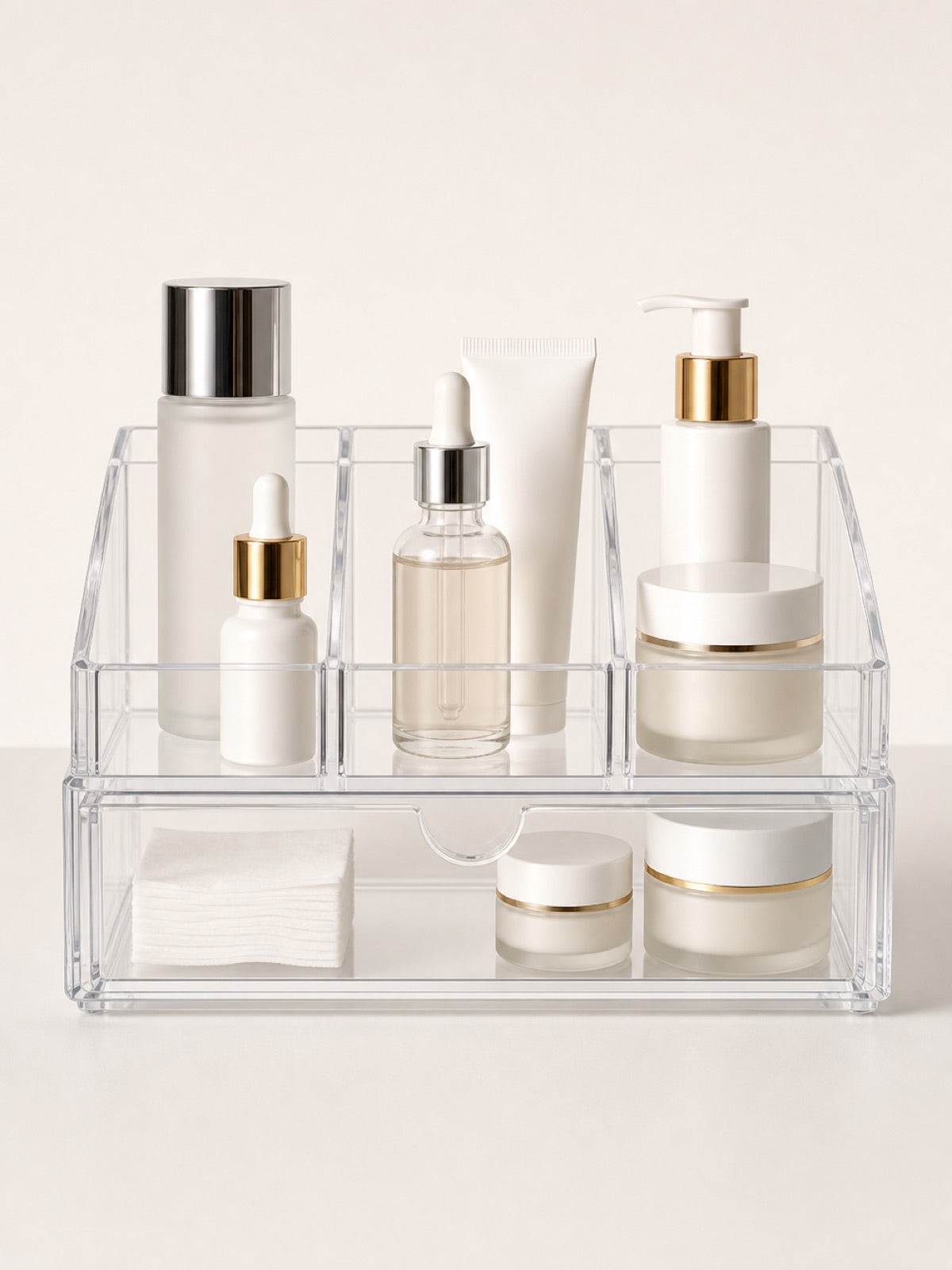 Countertop Vanity Organizer with Drawer - Miraclli