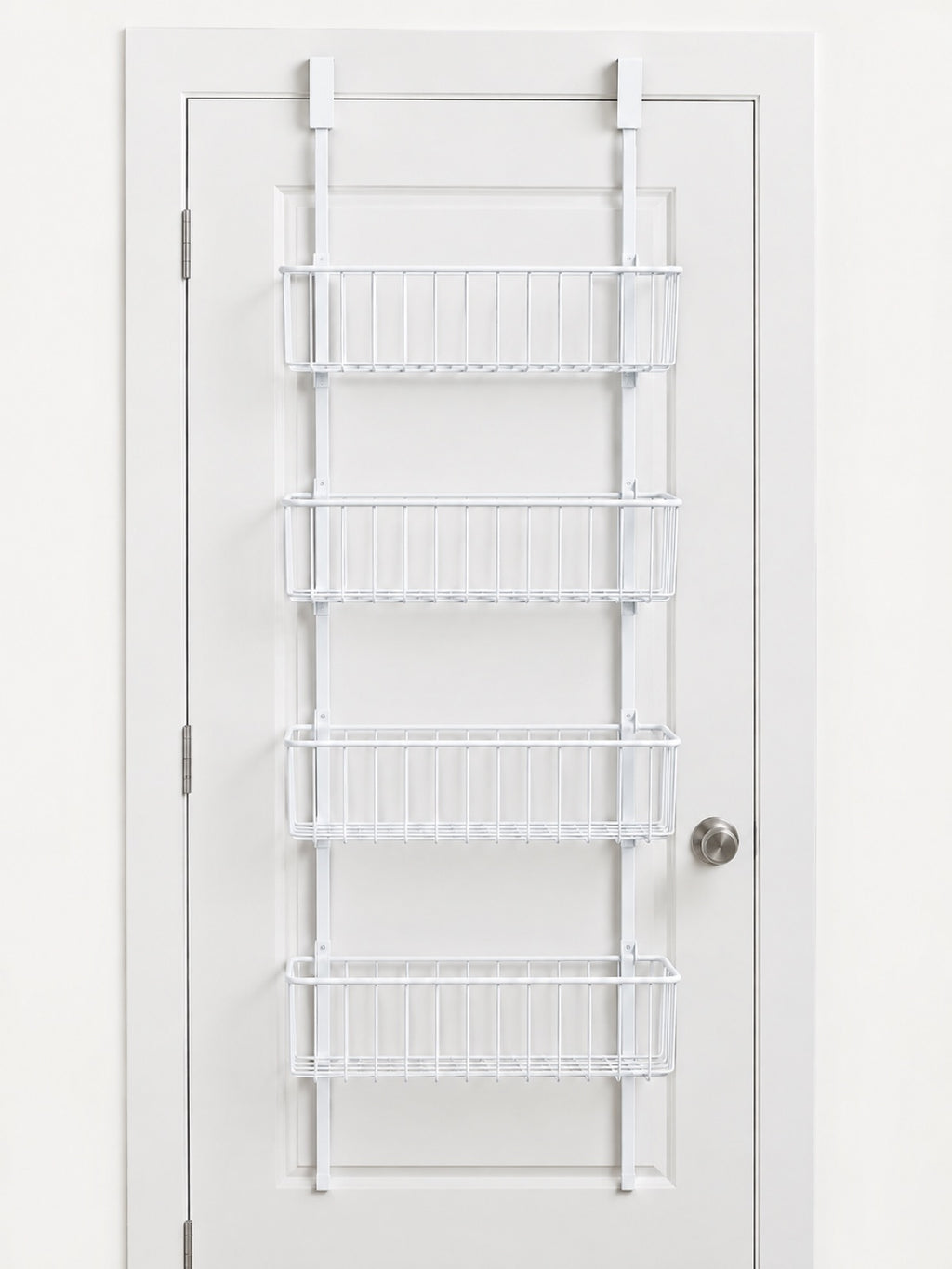 Over-the-Door Bathroom Organizer, 4-Tier - Miraclli