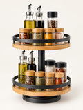 Two-Tier Lazy Susan Turntable - Miraclli